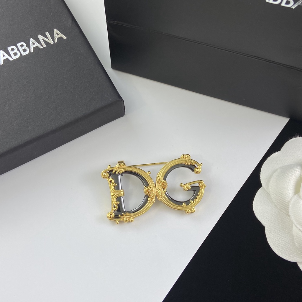 Trâm Cài Áo Hình Chữ Cái Bằng Đồng Thau Phong Cách Retro