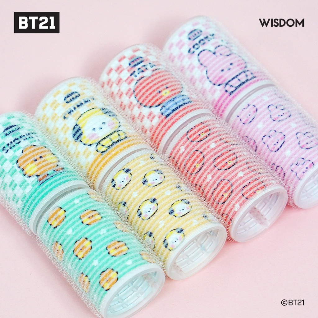 BT21 minini Cuộn Tóc 2 Cái