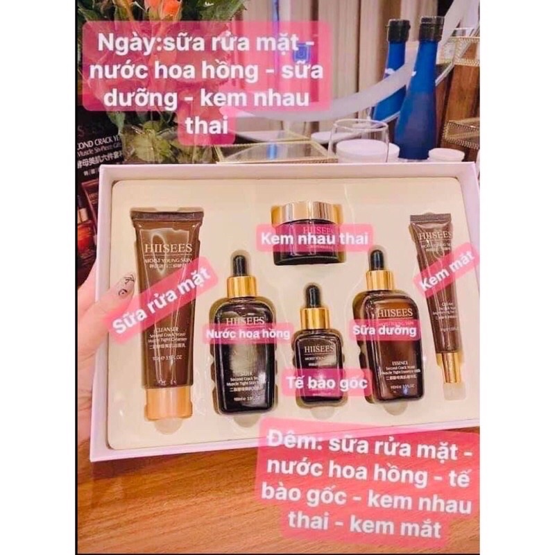 Bộ Dưỡng HIISEES Trắng Da Căng Bóng,Cấp Ẩm