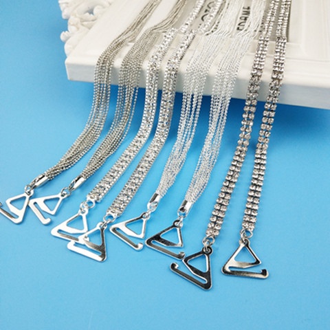 Dây Áo Ngực Trong Suốt Đính Đá Kim Loại Quyến Rũ