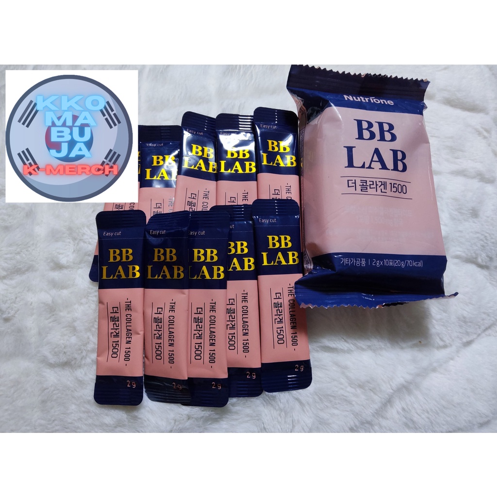 (NUTRIONELIFE) Bblab The collagen 1500 / Bán Lẻ 2g x 10 Que / Cắt / collagen vitamin c Co Giãn
