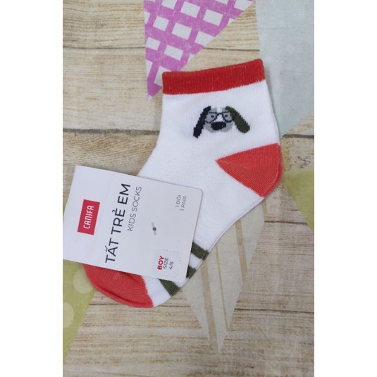 Tất bé trai Canifa hoạ tiết cún con