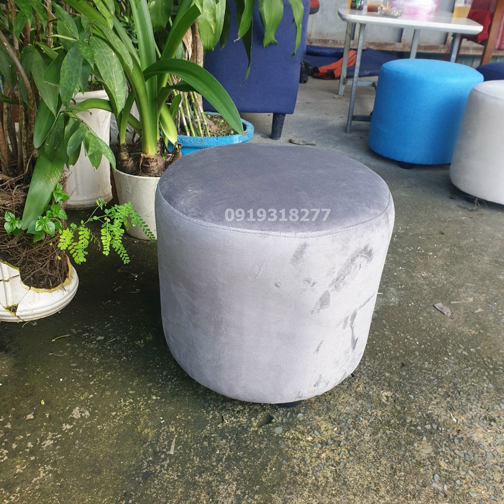 Ghế Đôn Sofa Tròn Trang Trí Phòng Đẹp - Ghế Đệm Ngồi 1 Người Hình Tròn