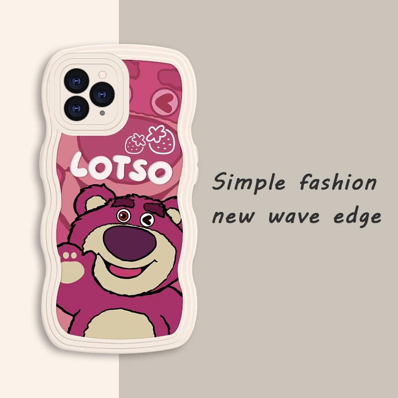 Ốp Điện Thoại silicone Mềm Chống Rơi In Hình Gấu Dâu Tây Xinh Xắn Cho iPhone 11Pro 11Promax