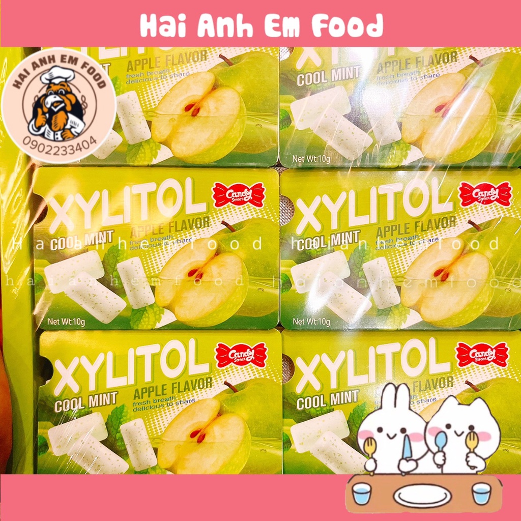 Vỉ Kẹo Cao Su XYLITOL Mix Các Vị Trái Cây