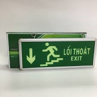 [Chính Hãng] Đèn EXIT lối thoát, LED 1 mặt, 2 mặt