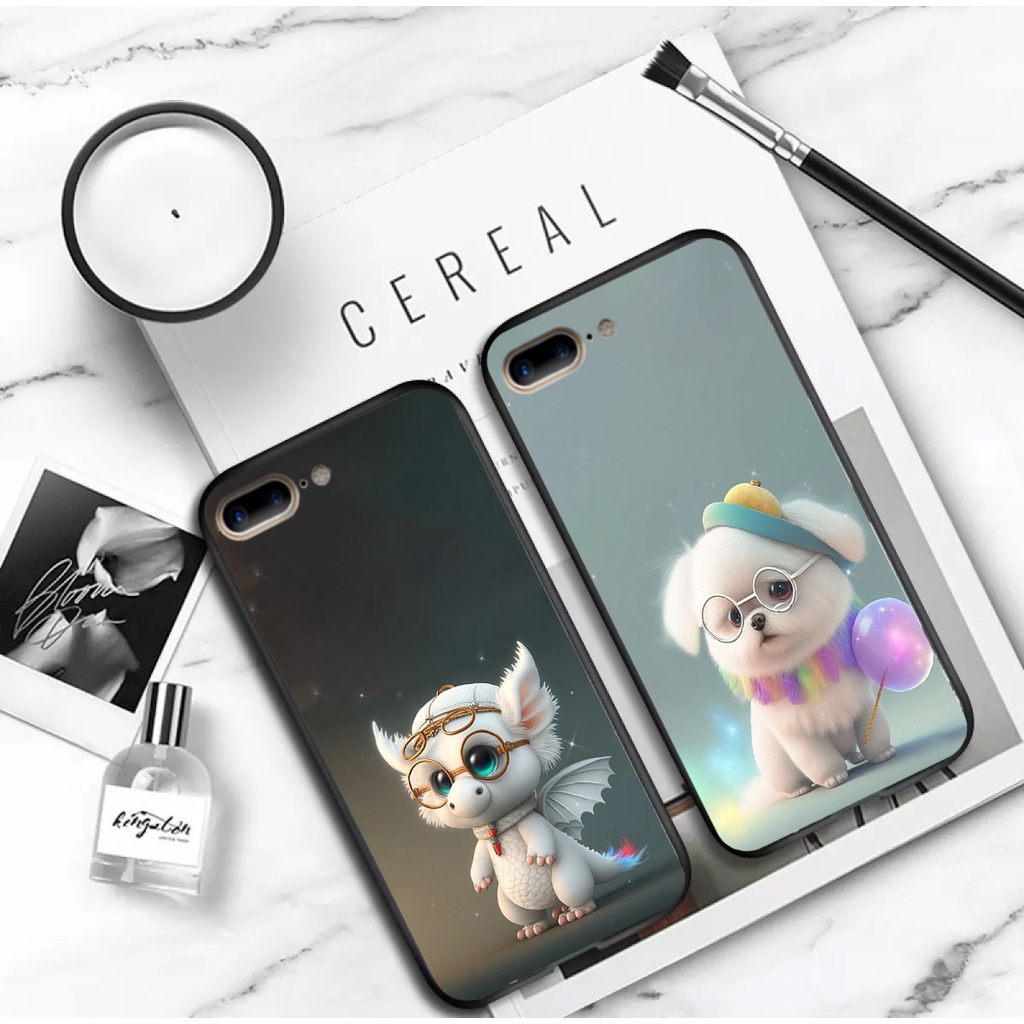 ỐP ĐIỆN THOẠI 12 CON GIÁP SIÊU CUTE ỐP LƯNG TPU VIỀN VUÔNG BẢO VỆ CAMERA IPHONE 7 PLUS / 8 PLUS