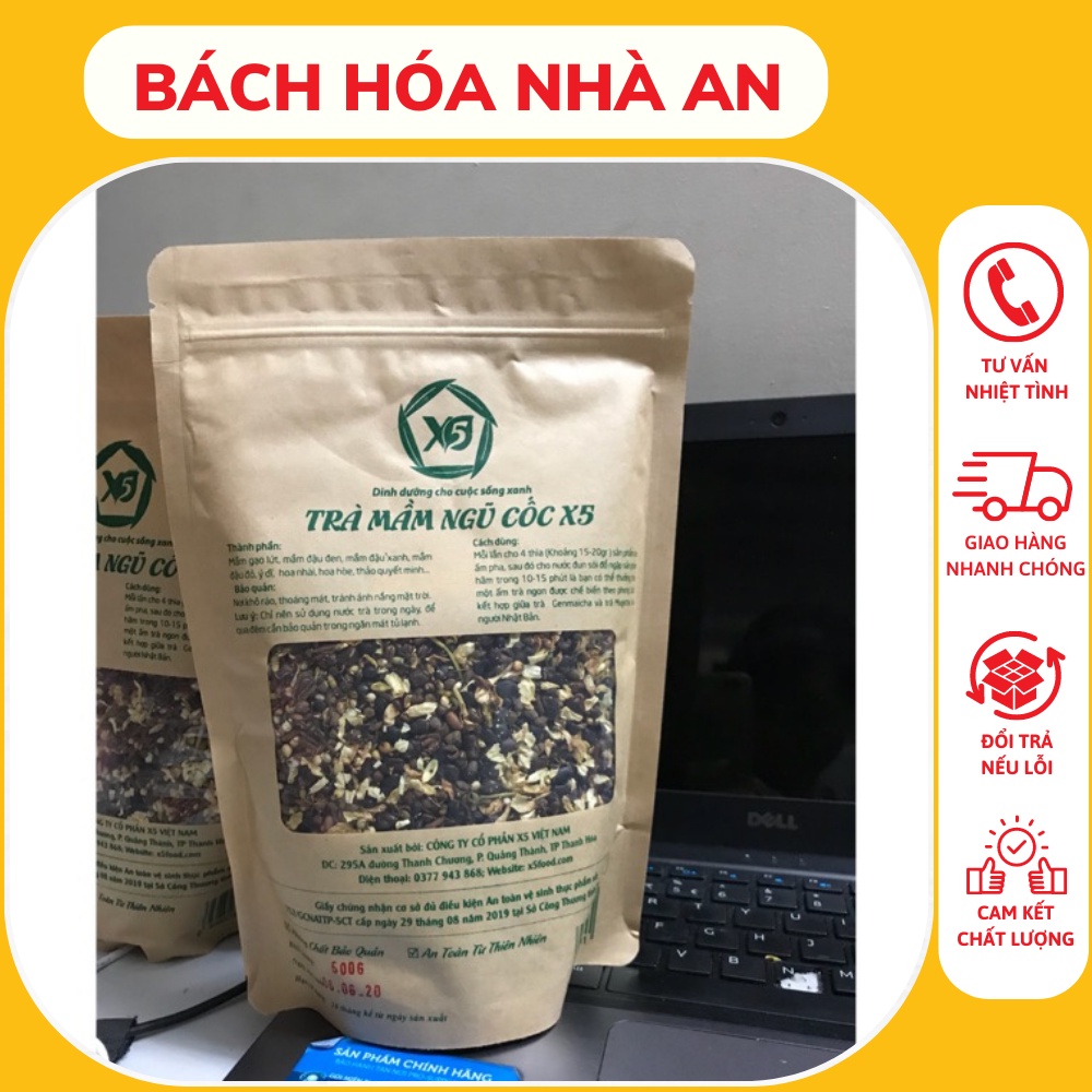 Trà mầm ngũ cốc X5