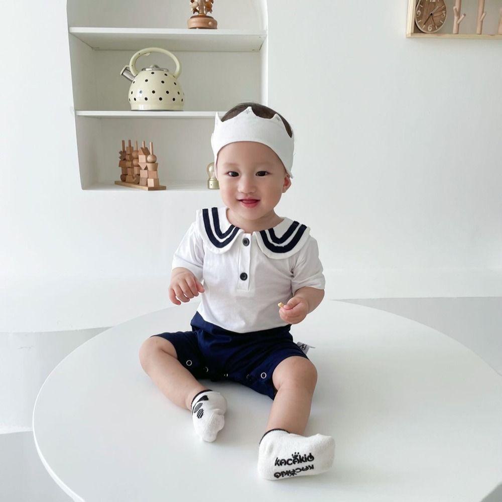 Băng Đô Cài Tóc Thêu Hình Vương Miện Phong Cách Hàn Quốc Dễ Thương Cho Bé Gái