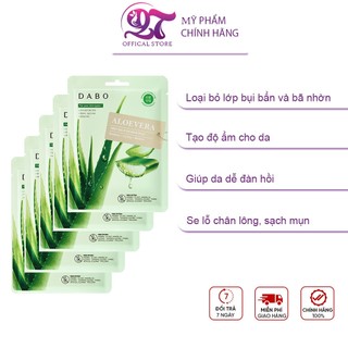 Bộ 10 miếng đắp mặt nạ DABO Lô Hội cao cấp chính hãng Hàn Quốc
