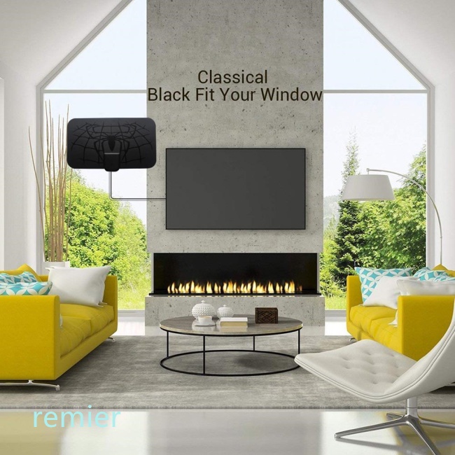 Ăng Ten Hdtv Kỹ Thuật Số Khuếch Đại Tín Hiệu Có Thể Tháo Rời Hd Kênh Nhện