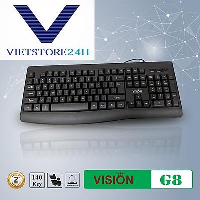 Bàn phím Keyboard VISION G8 USB Chính hãng