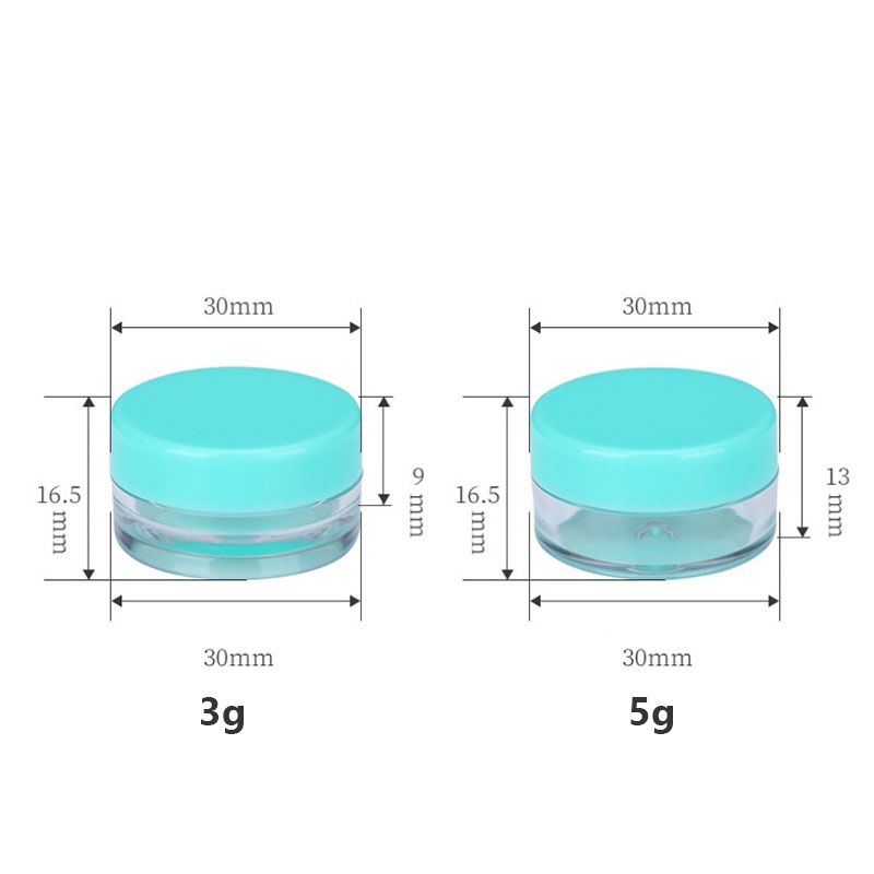 Hộp Kem Dưỡng Da Mặt Đáy Tròn 3g 5g Tiện Dụng