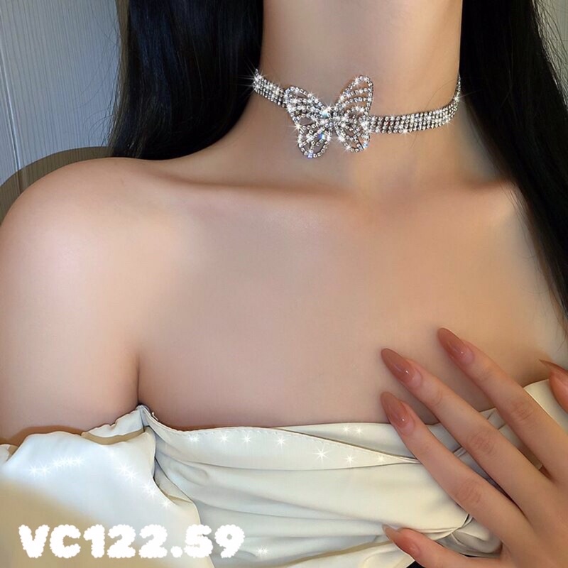 vòng cổ choker đính đá