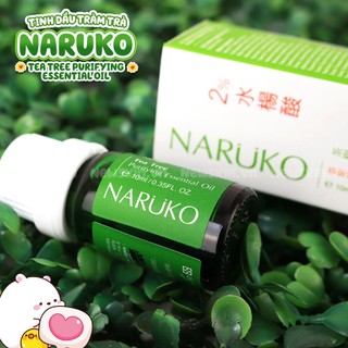 Tinh Dầu Tràm Trà Chấm Giảm Mụn Naruko Tea Tree Purifying Essential Oil 10ml