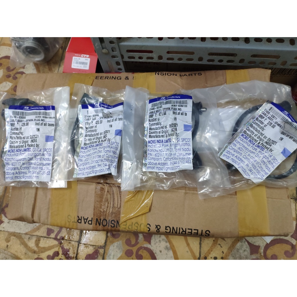 Dây cao áp Kia morning 2012-2019. Hyundai i10 4 máy 1.2 hàng chính hãng