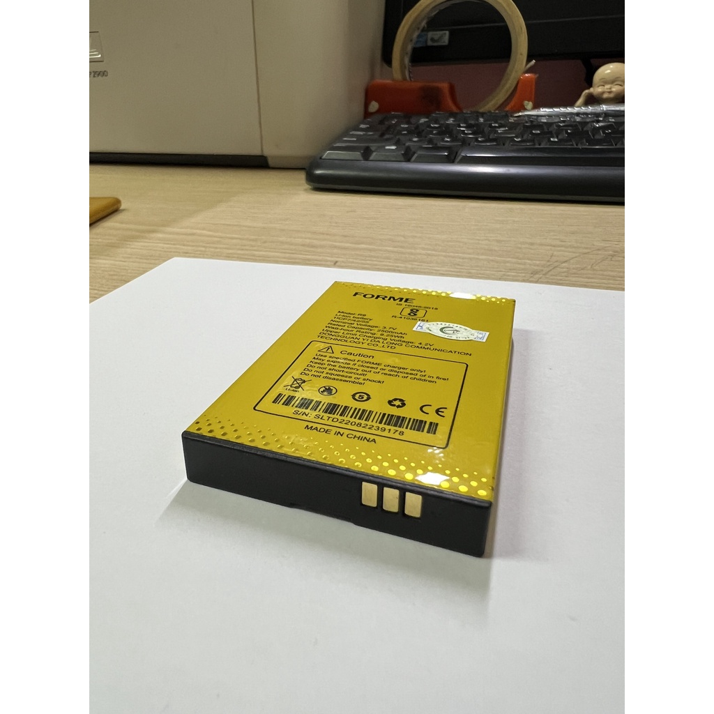 Pin Forme D888, dung lượng pin 2500mAh