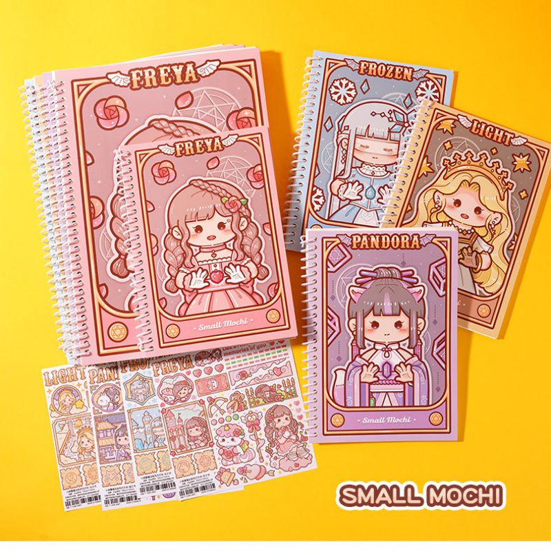 Trọn Bộ 4 Quyển Sổ Lưu Trữ SMALL MOCHI
