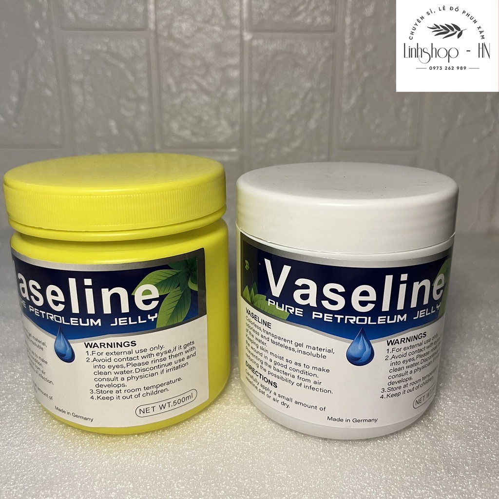 Vaseline hũ lớn 500gr dùng trong phun xăm / linhshop-hn