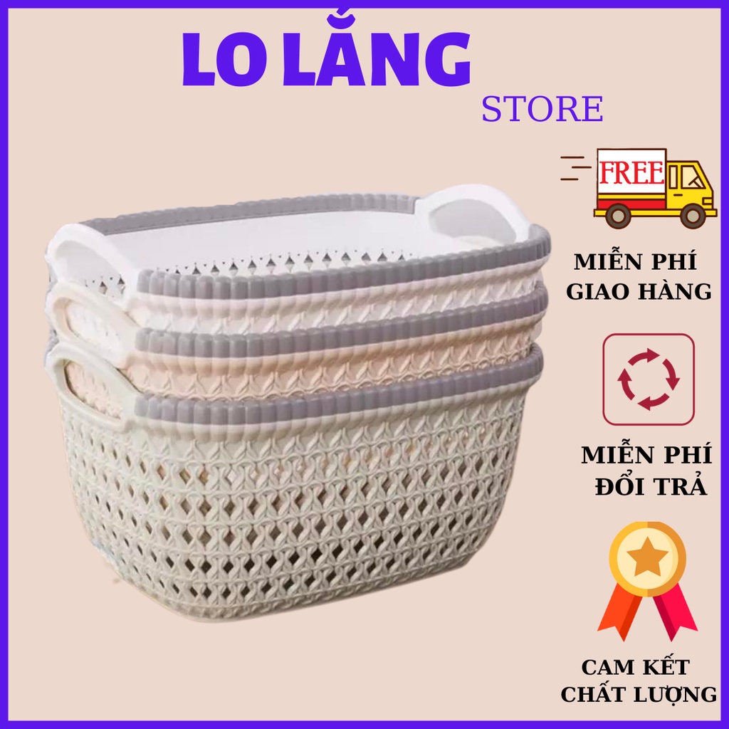 Giỏ hoa đựng đồ kích thước( 22x12 ) có tay cầm 2 bên chắc chắn và bền đẹp tiện lợi đa năng cao cấp