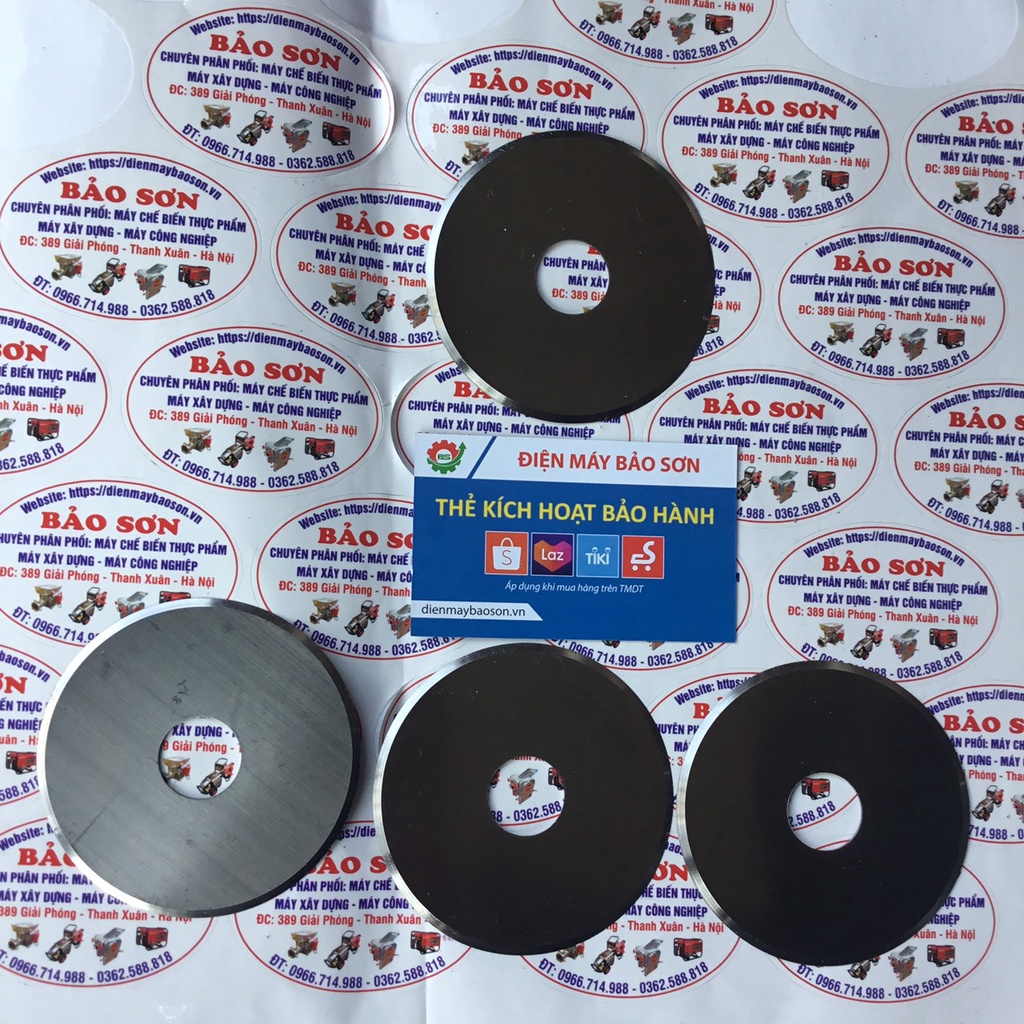 LƯỠI DAO MÁY THÁI THỊT TƯƠI SỐNG ĐỦ KÍCH THƯỚC 70mm 85mm 90mm 105mm