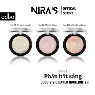 Phấn bắt sáng odbo vivid baked highlighter od106 thái lan 7.5g