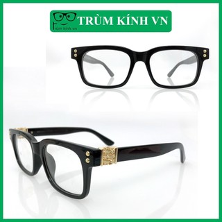 Kính mắt Nam Nữ CH - Gọng kính chữ nhật lắp được tròng cận