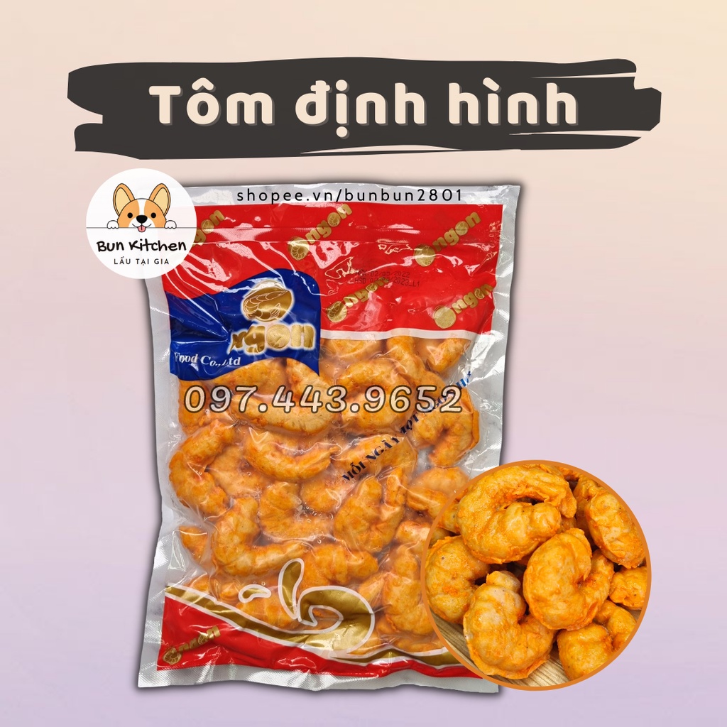Tôm định hình surimi - Viên chiên xiên que, viên thả lẩu Việt