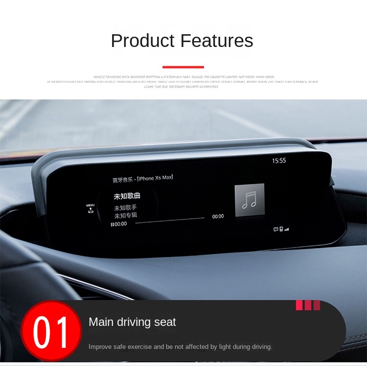 Mazda CX30 2020-2023mazda 3Tấm Che Nắng Trang Trí Bảng Điều Khiển Trung Tâm Dành Cho Xe Hơi mazda CX30 mazda CX30 CX-30