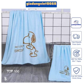 Sét 2 khăn tắm snoopy chất đẹp