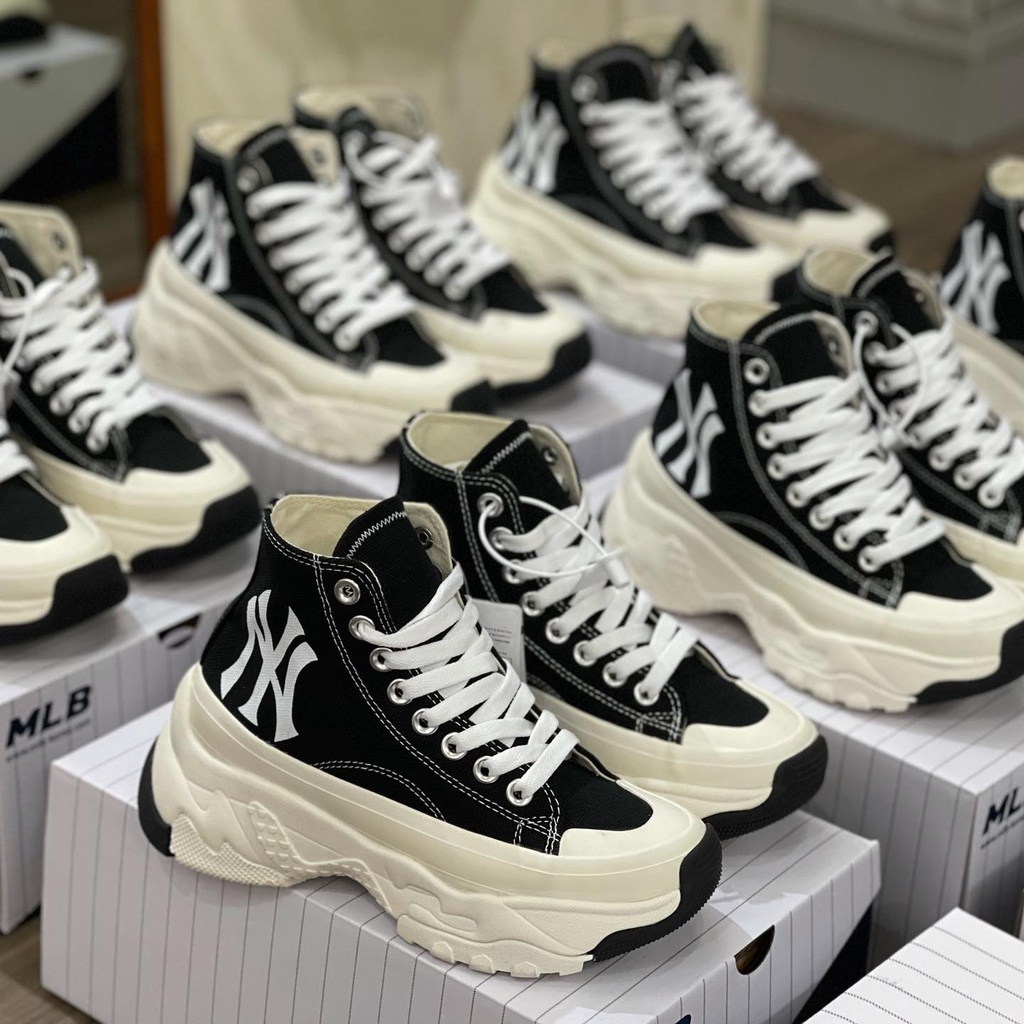 Giày thể thao MLB Chunky High cổ cao, giày sneaker mlb nam nữ độn đế tăng chiều cao cực hot FullBoxBill