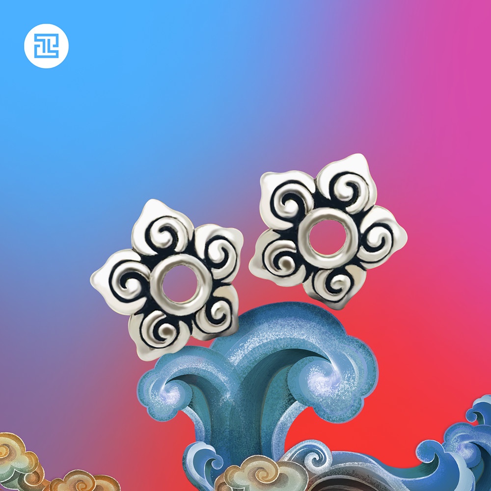 TINH LÂM Vòng Tay Phong Thủy Đá Apatite 8 Li - Charm Ngư Vĩ Hóa Long