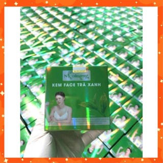 Kem Face Trà Xanh Chính hãng Ncollagen - Giảm mụn mờ thâm nám