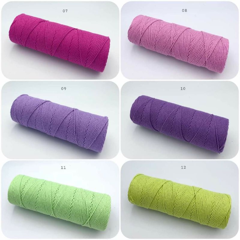 Sợi Cotton Thái Siêu Bền Móc Nón, Túi Vid..