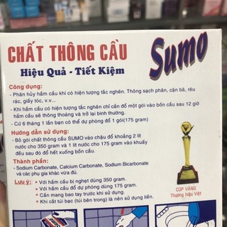 Chất thông cầu, thông cống Sumo 175g