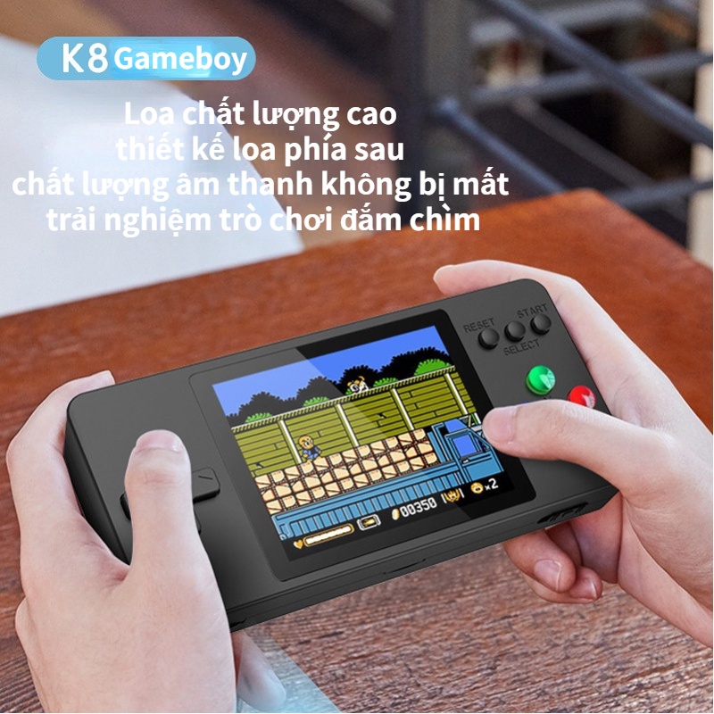 Máy chơi game cầm tay K8 máy chơi game 500 trò chơi cổ điển  máy chơi game cầm tay giá rẻ  Quà sinh nhật cho