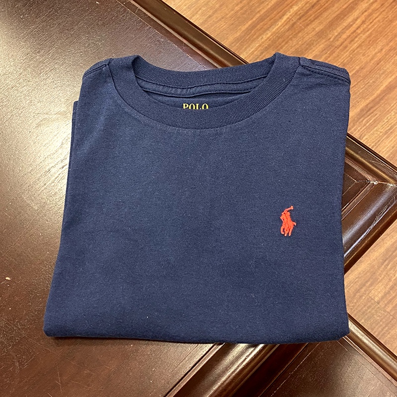 RALPH LAUREN Áo Thun NgắN Tay Cổ TròN + BảNg MạCh Cho Nữ