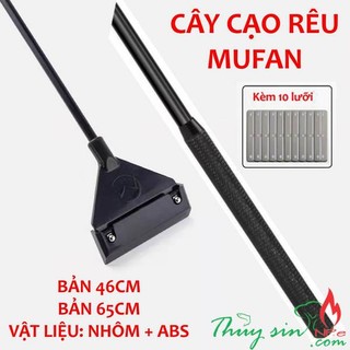Cây cạo rêu Mufan tặng 10 lưỡi | Cây cạo rêu nhẹ| Cây cạo rêu bền | Cây cạo rêu hồ thủ