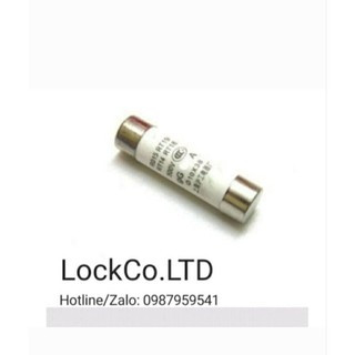 Combo 10 cái cầu chì kính 10x38 1a 2a 3a 4a 5a 6a...bộ 10 cầu chì sứ 10x38