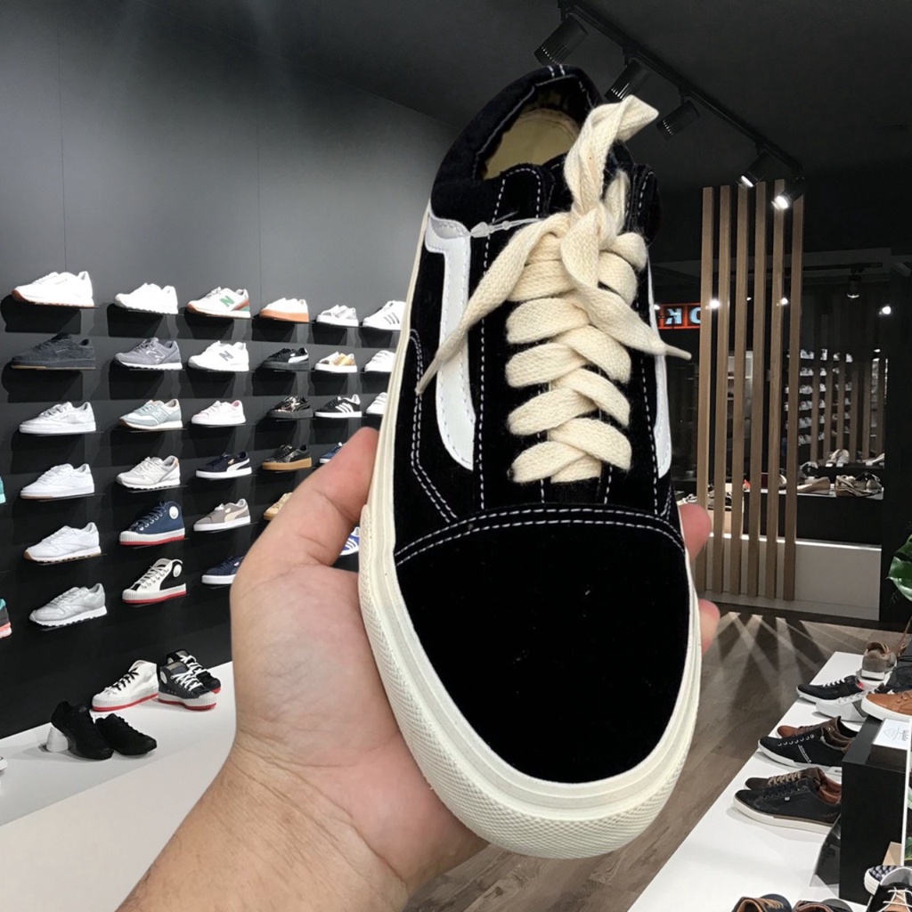 Giày Sneaker 𝐕𝐀𝐍𝐒 Slipon Caro Vault , 𝐕𝐀𝐍𝐒 Vault Old Skool Đen Cực Hot Nam Nữ Full Box
