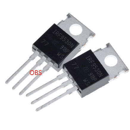 Bộ 2 Linh Kiện Điện Tử IRF9530 IRF9530N 100V 14ATO-220 P Channel MOS