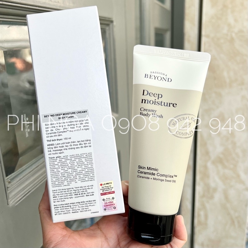 Passion & Beyond Deep Moisture Creamy Body Wash Sữa tắm dạng kem bọt mịn làm sạch da dịu nhẹ