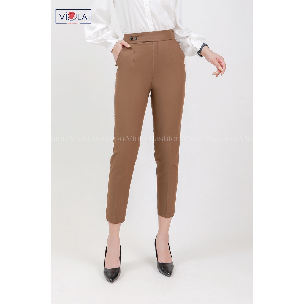 Quần baggy nữ lưng cao Viola dáng baggy dài 9 tấc nâng mông  tôn dáng cao xinh đẹp trẻ trung năng động_Q1657