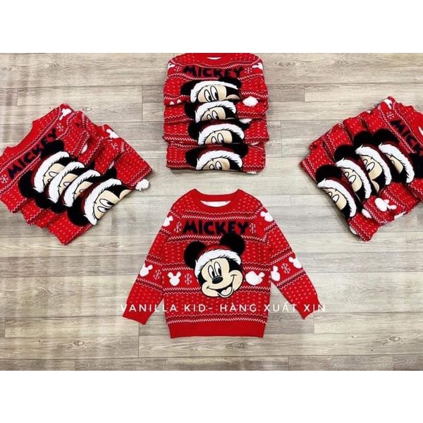Áo len đỏ noel