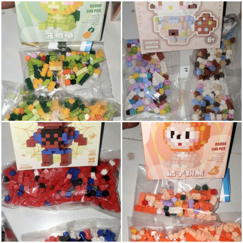 Lắp ráp 1 mô hình trong phim hoạt hình có nhiều chi tiết bằng nhựa rất đẹp