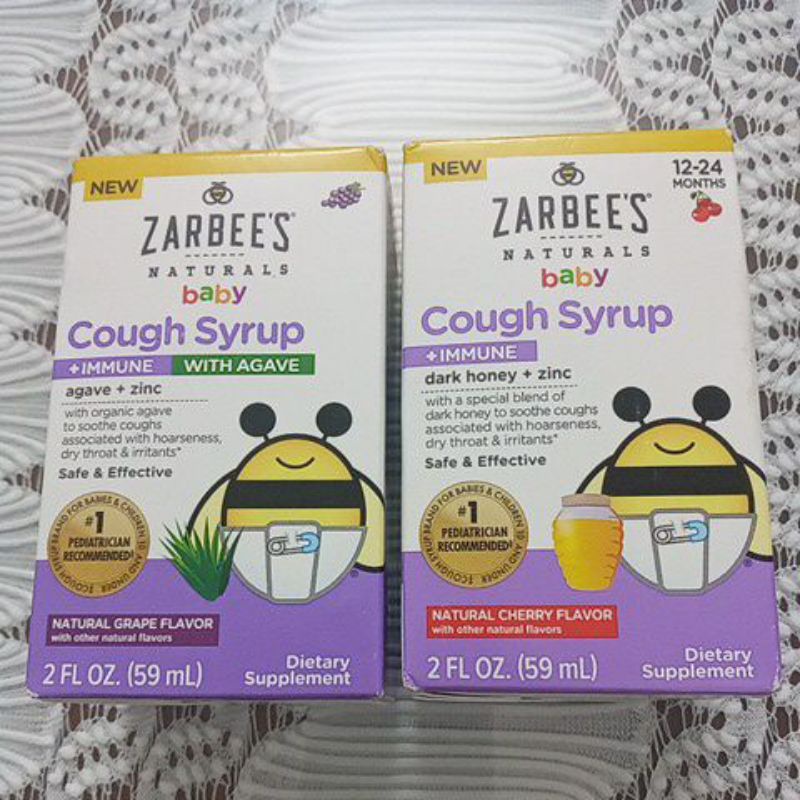 (Hàng air - Date 12/2023) Xiro ho Zarbee's Natural Baby Cough syrup