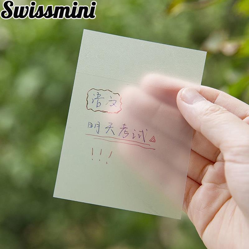 Giấy note copy DecorMe giấy note trong suốt tàng hình giấy ghi chú nhiều màu không thấm nước phụ kiện văn phòng phẩm