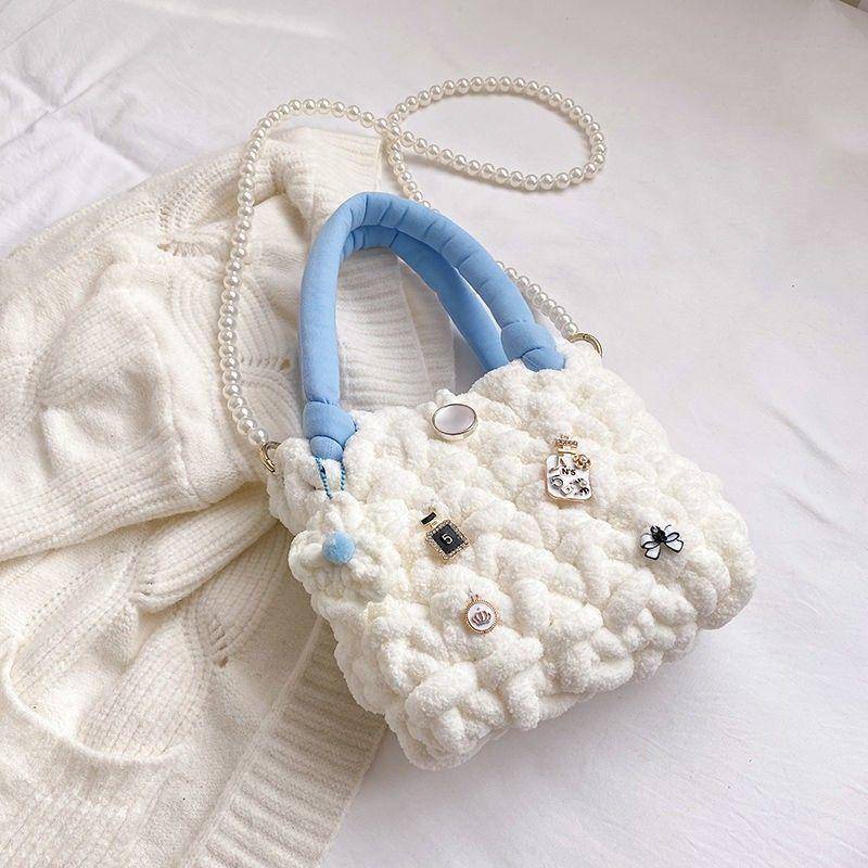 Bộ Túi Xách Dệt Tay DIY Xinh Xắn Cho Bạn Gái