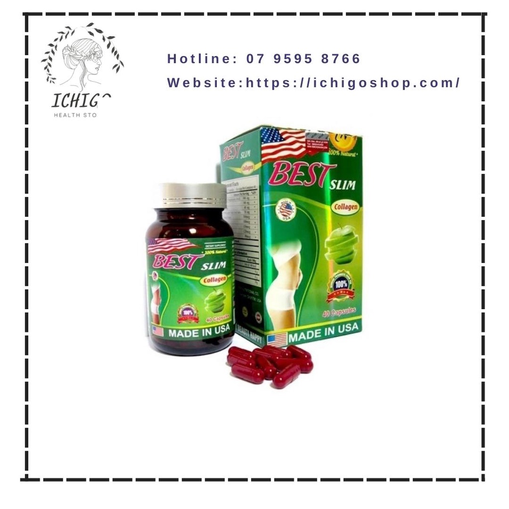 Giảm Cân Siêu Hiệu Quả Best Slim Collagen USA