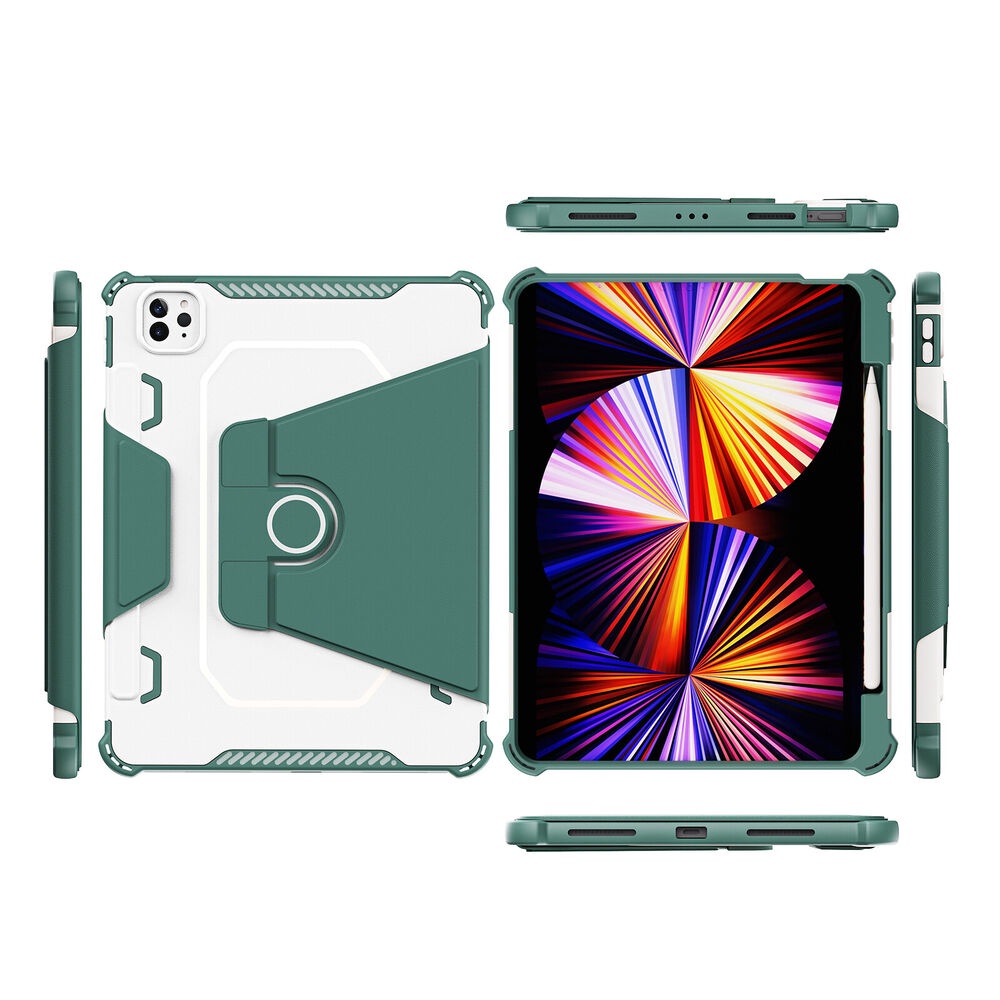 Ốp Máy Tính Bảng PC TPU Có Túi Khí Chống Sốc / Thấm Nước Và Giá Đỡ Xoay Được Cho iPad Air 4 / Air 5 10.9 Pro 11 12.9 2018 -